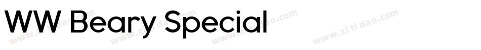 WW Beary Special字体转换